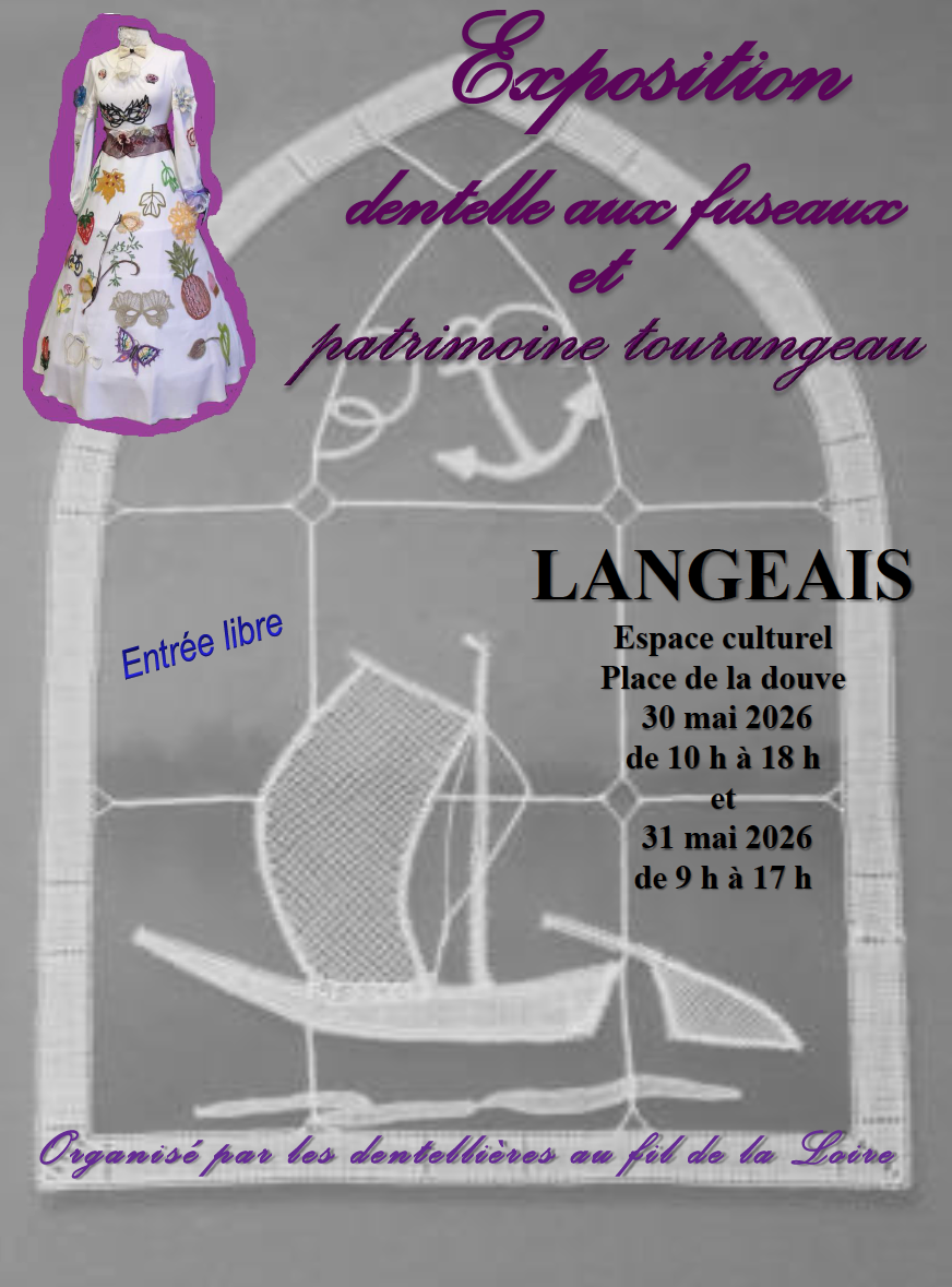 Exposition dentelle aux fuseaux et patrimoine tourangeau